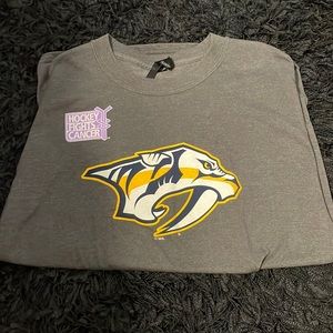 Nashville Predators Cancer Awareness Tee